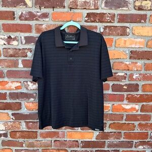 EUC Eddie Bauer Black Polo Shirt